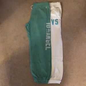 Victoria Secret sweatpants.